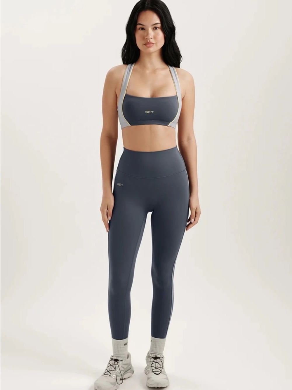 SET Active Women's Sports Bra in Himalaya No Service Drop